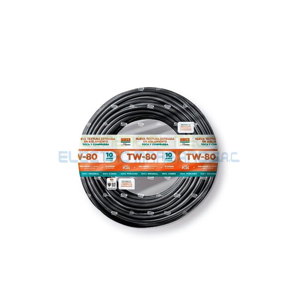 Cable TW 80 10 AWG +Plus Estriado