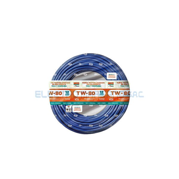 Cable TW 80 12 AWG +Plus Estriado