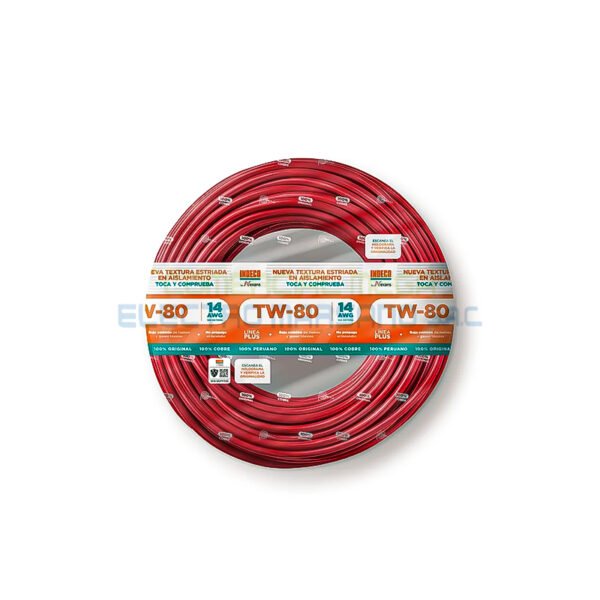 Cable TW 80 14 AWG +Plus Estriado
