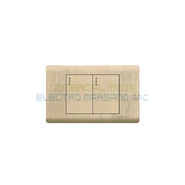 Línea Platinium Abatron interruptores y tomacorrientes para instalaciones eléctricas