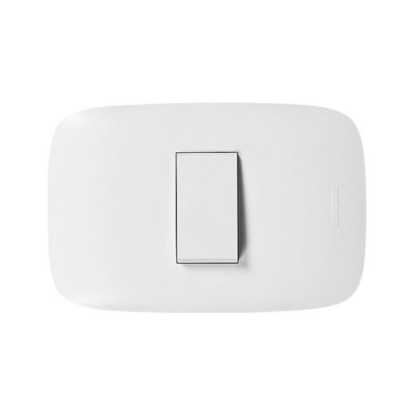 int simple Interruptor Simple Domino Sencia Blanco